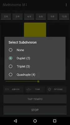 Metronome M1 android App screenshot 12